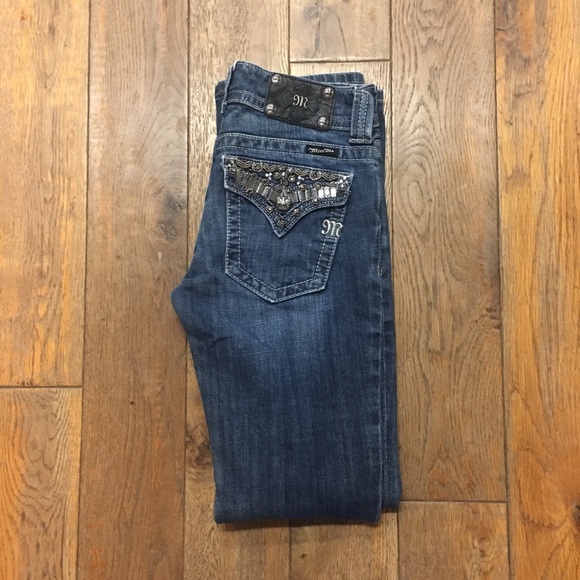 Miss Me Denim - Miss Me Jp4-656-2L Heavy Bling Bootcut Womens